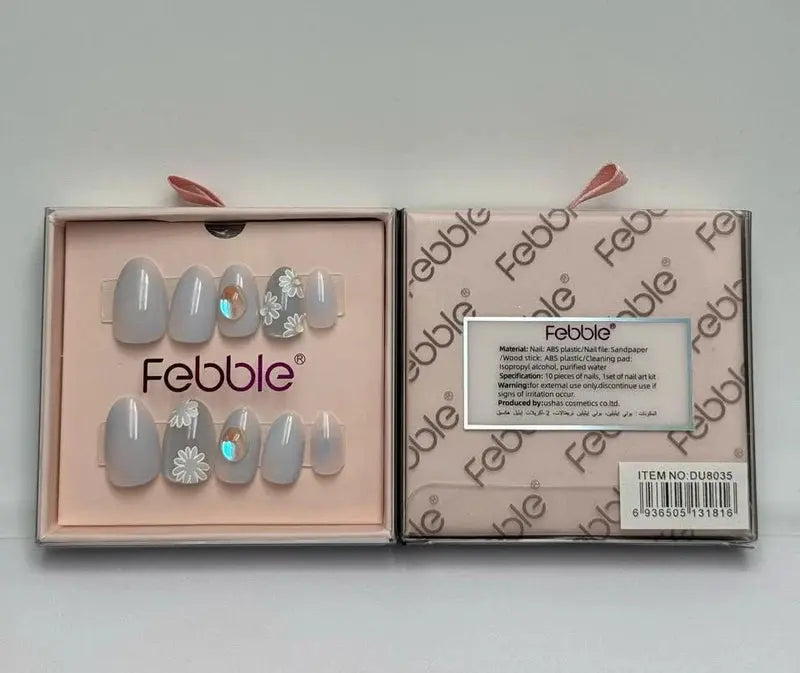 Febble French Crystal Tip Press-On Nails ZB SUP