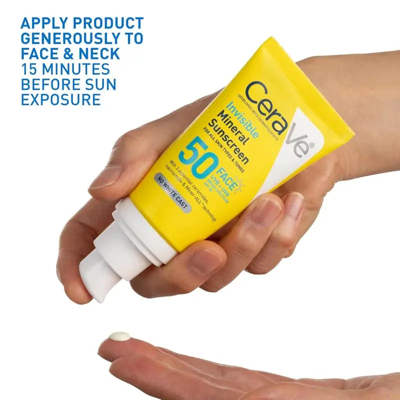 CeraVe Invisible Mineral Sunscreen ZB SUP
