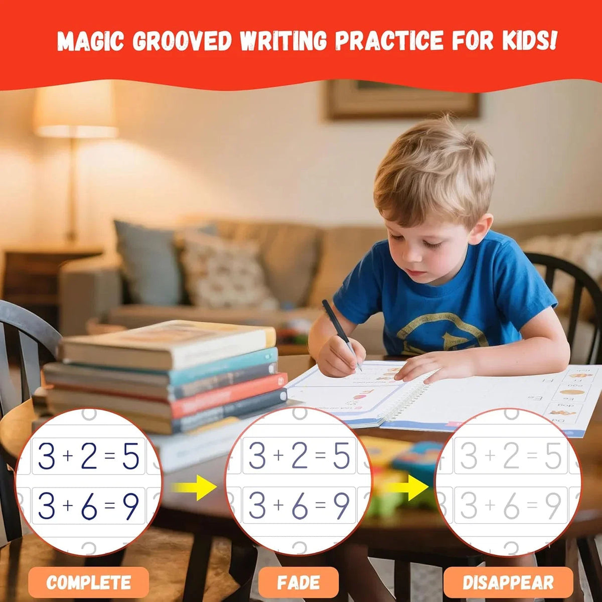 Magic Writing Practice Set for Kids AD